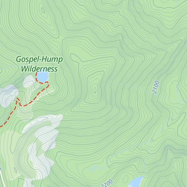 Map of Pyramid Peak