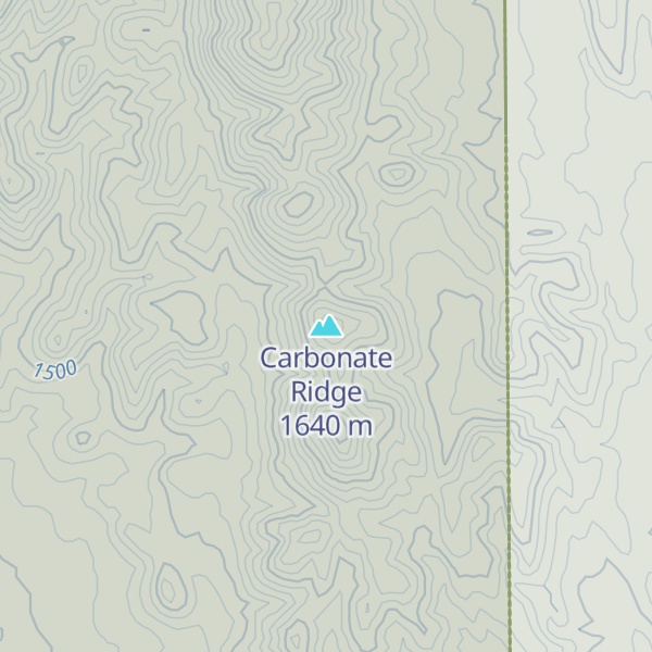 Map of Carbonate Ridge