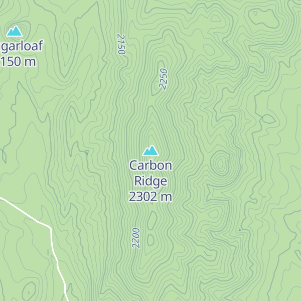 Map of Carbon Ridge