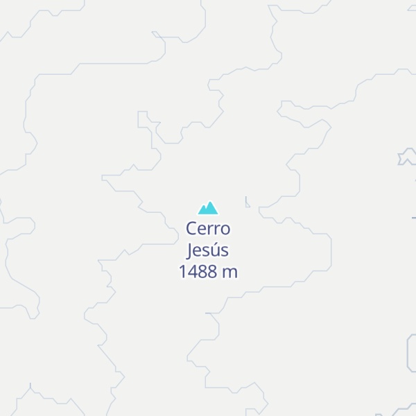 Map of Cerro Jesús