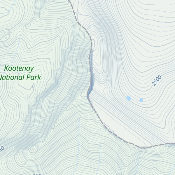Map of Haiduk Peak