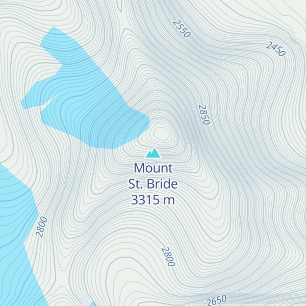 Map of Mount St. Bride