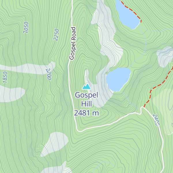 Map of Gospel Hill