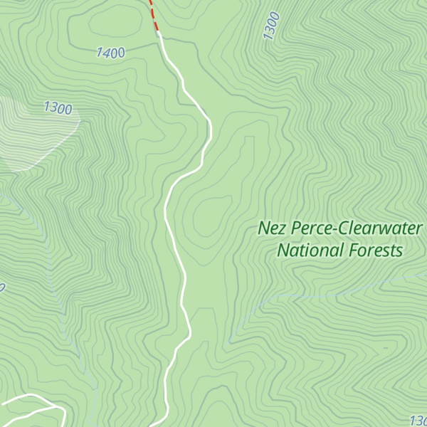 Map of Blacktail Ridge