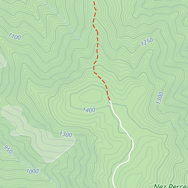 Map of North Blacktail Butte