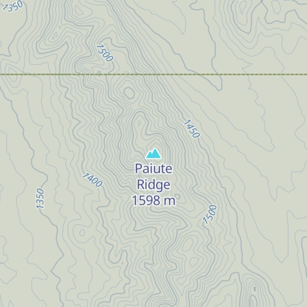 Map of Paiute Ridge