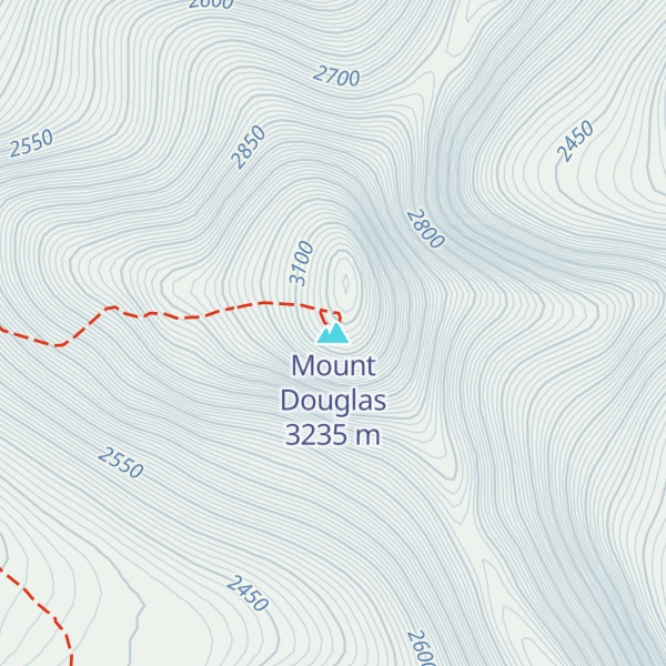 Map of Mount Douglas