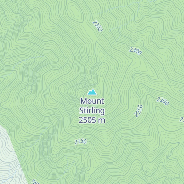 Map of Mount Stirling