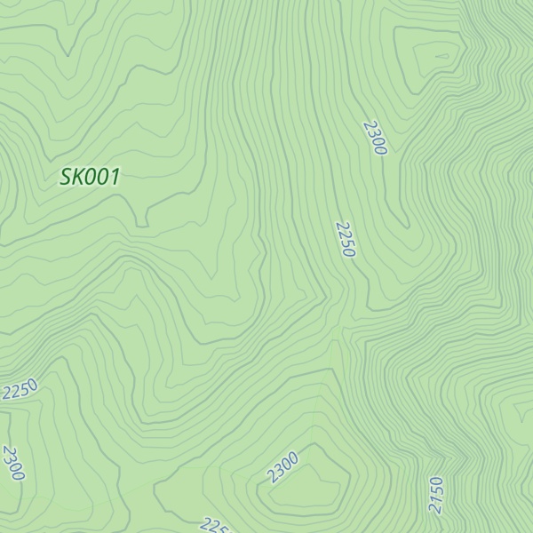 Map of Mount McMillan