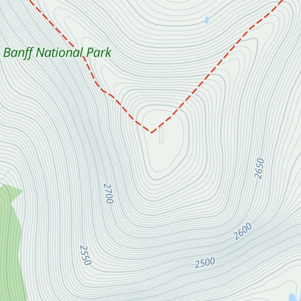Map of Protection Mountain