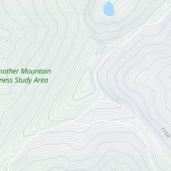 Map of Crater Peak