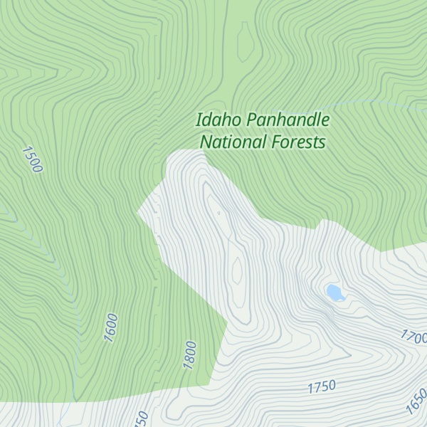 Map of Striped Peak