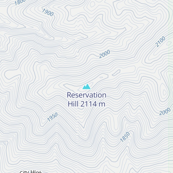 Map of Reservation Hill