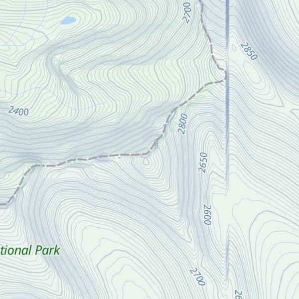 Map of Shadow Mountain