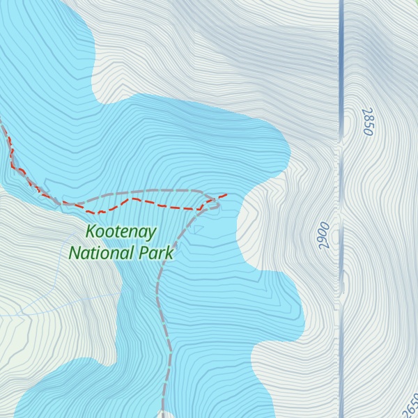 Map of Mount Ball