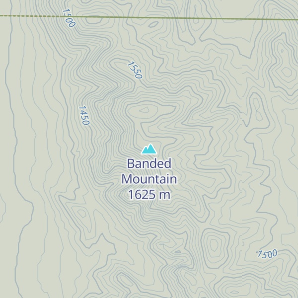 Map of Banded Mountain