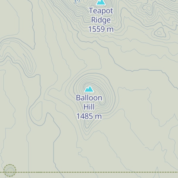 Map of Balloon Hill