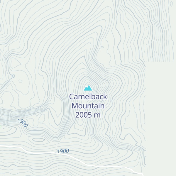 Map of Camelback Mountain