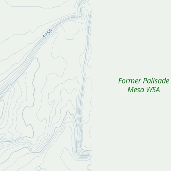 Map of Big Fault Mesa