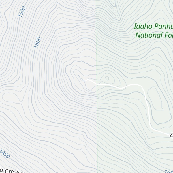 Map of Daveggio Knob