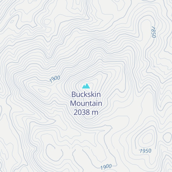 Map of Buckskin Mountain