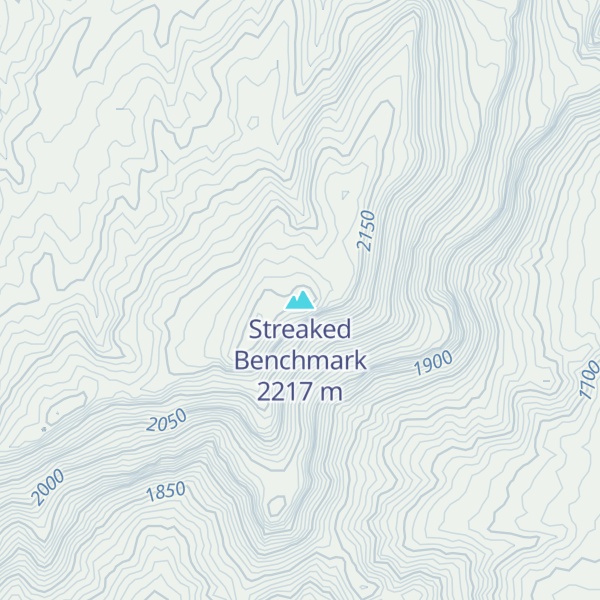 Map of Streaked Benchmark