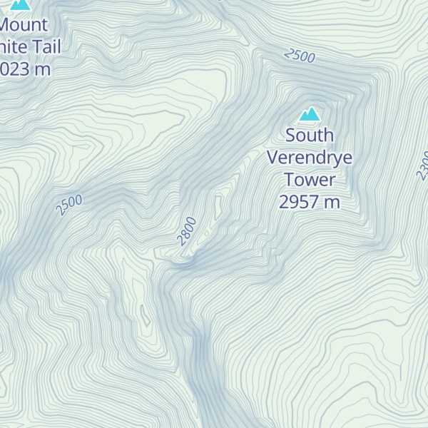 Map of West Verendrye Tower