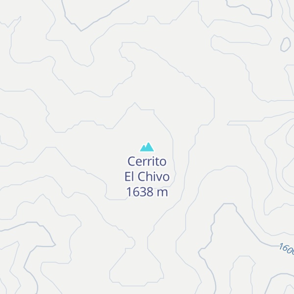 Map of Cerrito El Chivo