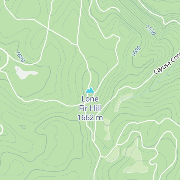 Map of Lone Fir Hill