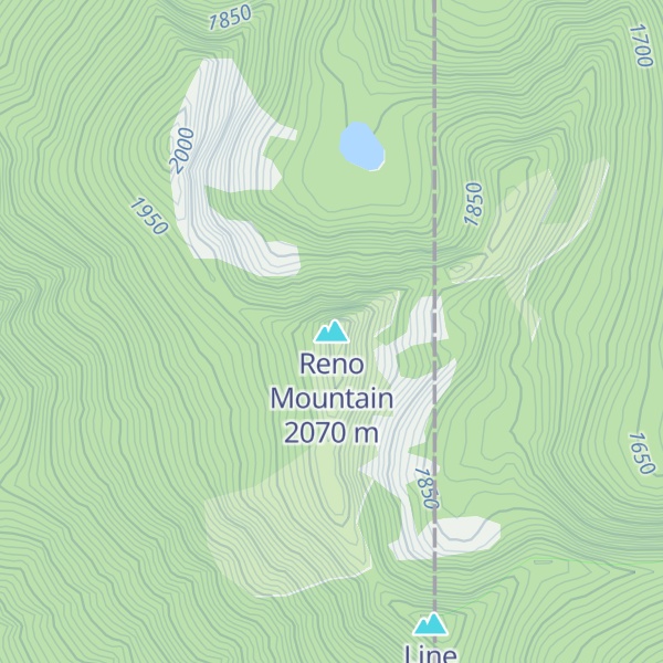Map of Reno Mountain