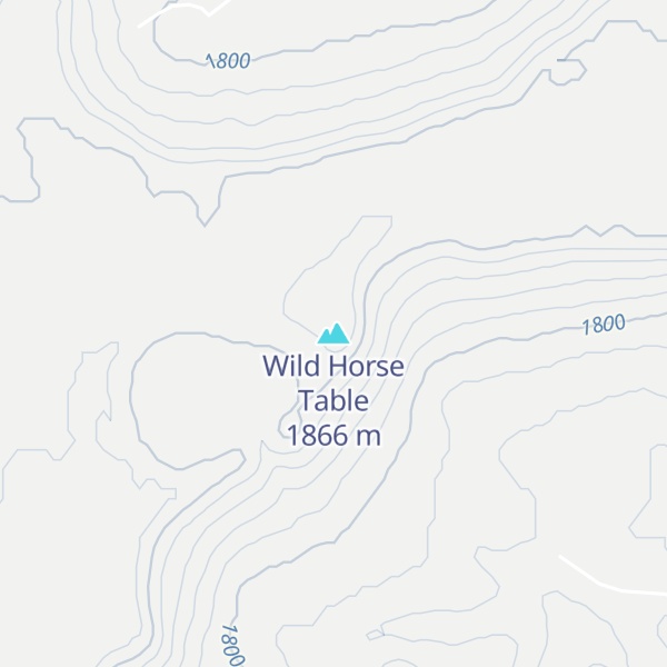 Map of Wild Horse Table