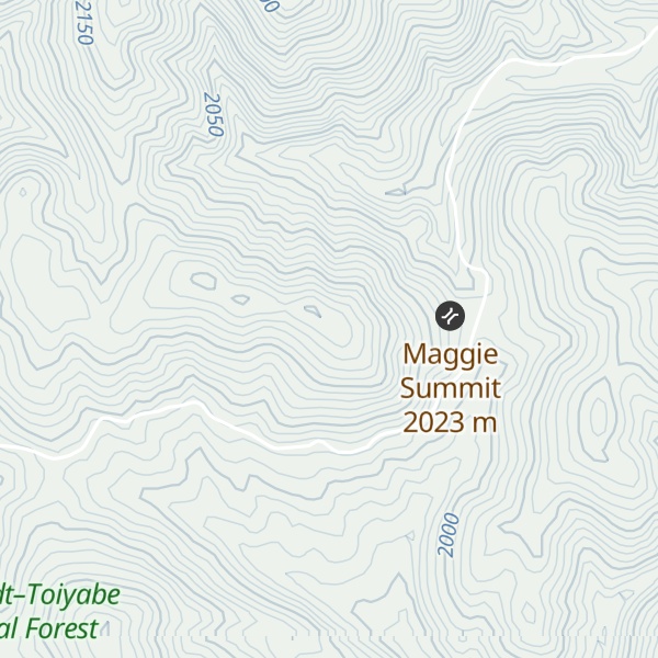 Map of Maggie Summit