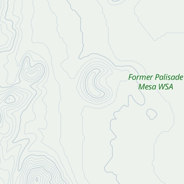 Map of South Kidney Butte