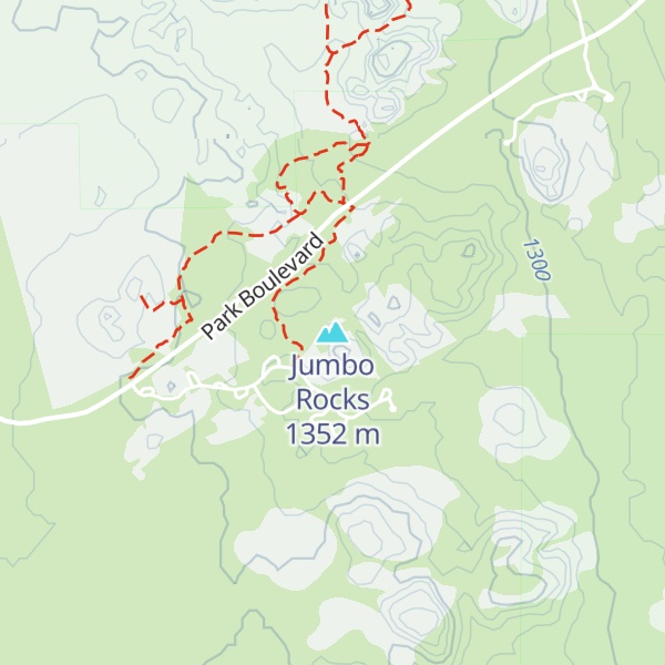 Map of Jumbo Rocks