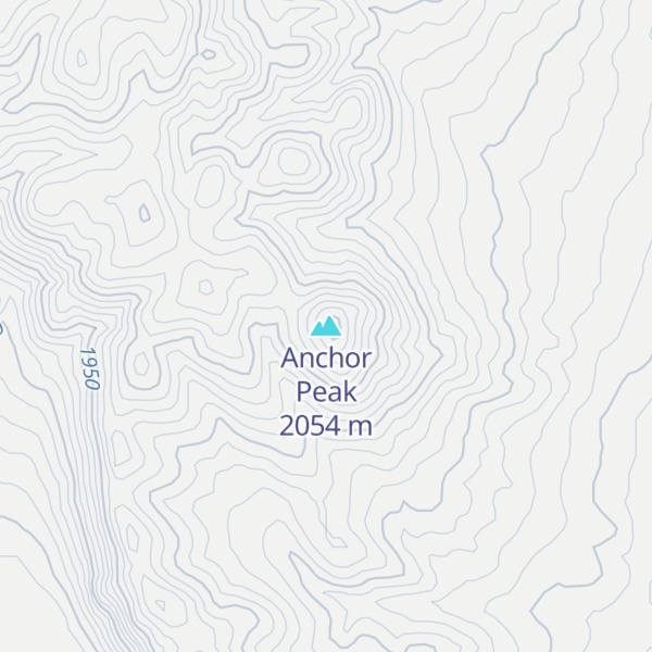 Map of Anchor Peak