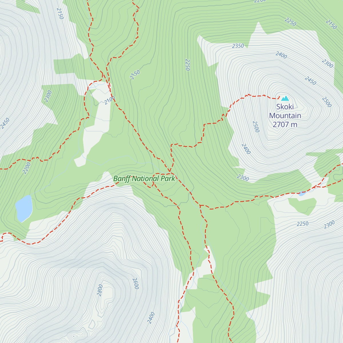 Skoki Lodge map