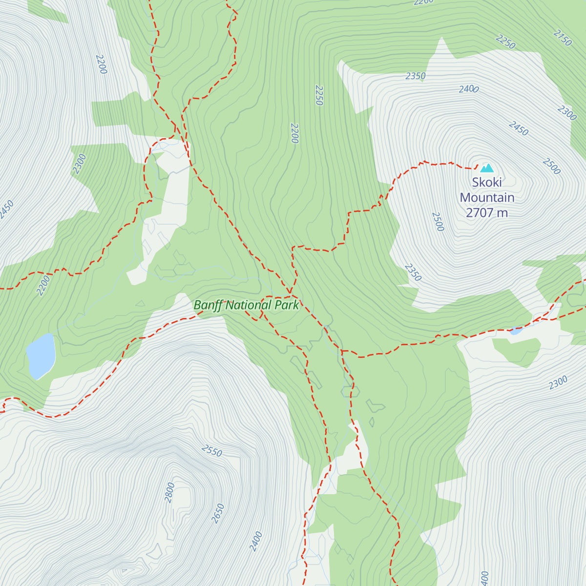 Skoki Lodge map