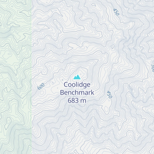 Map of Coolidge Benchmark