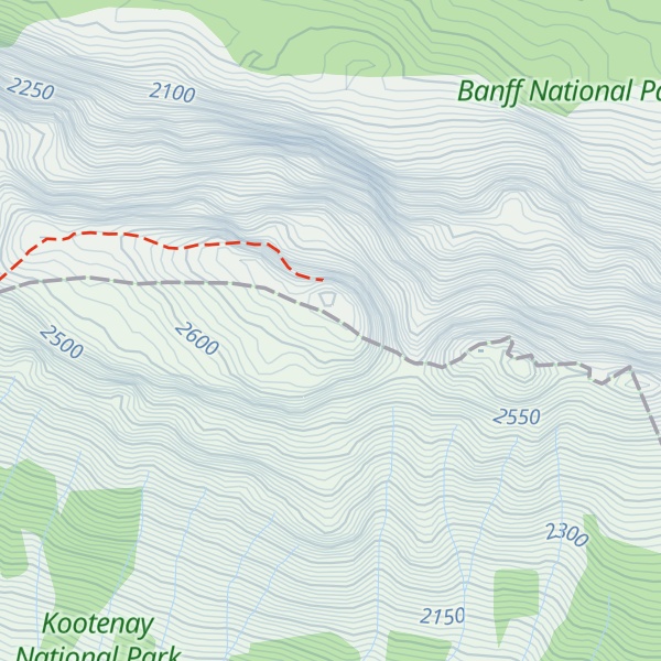 Map of Boom Mountain