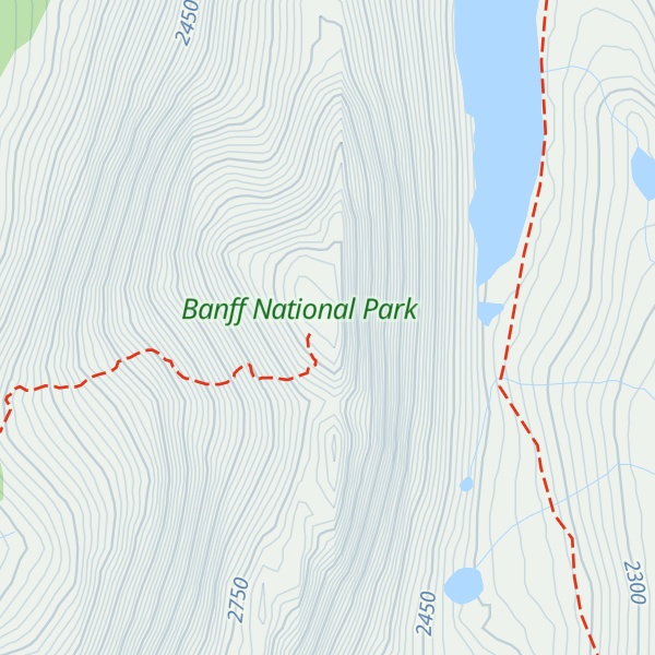 Map of Redoubt Mountain