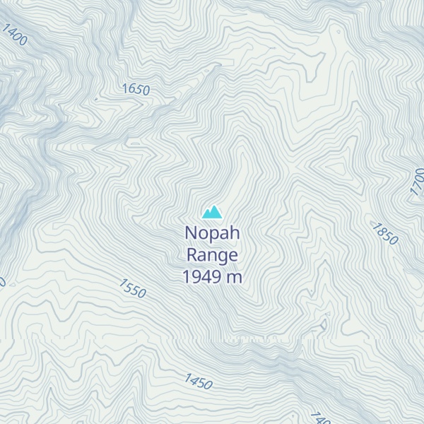 Map of Nopah Range
