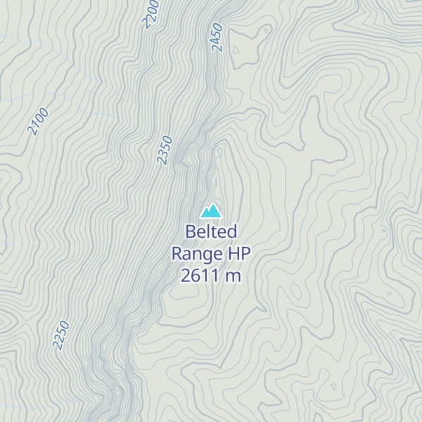 Map of Belted Range HP