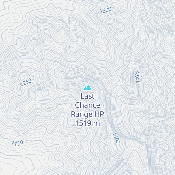 Map of Last Chance Range HP