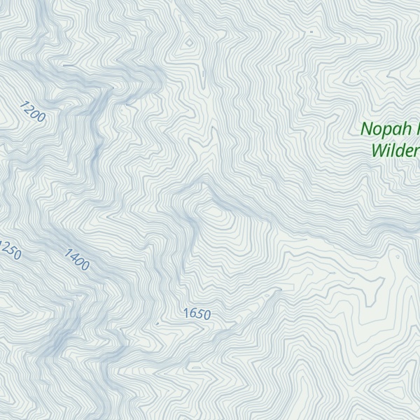 Map of Nopah Peak