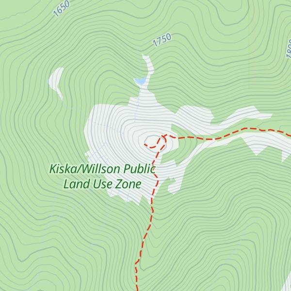 Map of Coliseum Mountain
