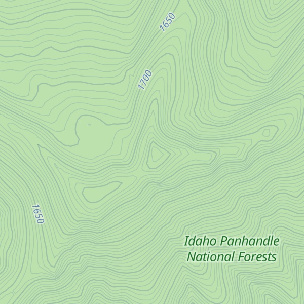 Map of Grizzly Mountain
