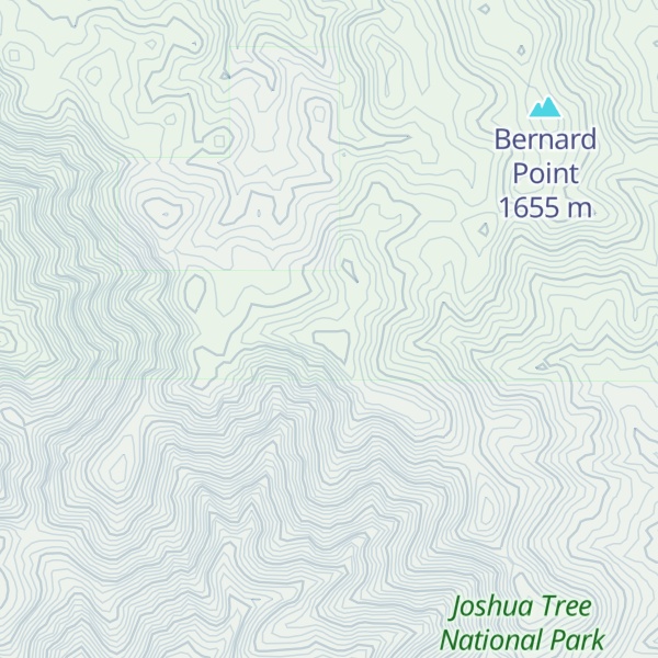 Map of Little Berdoo Point