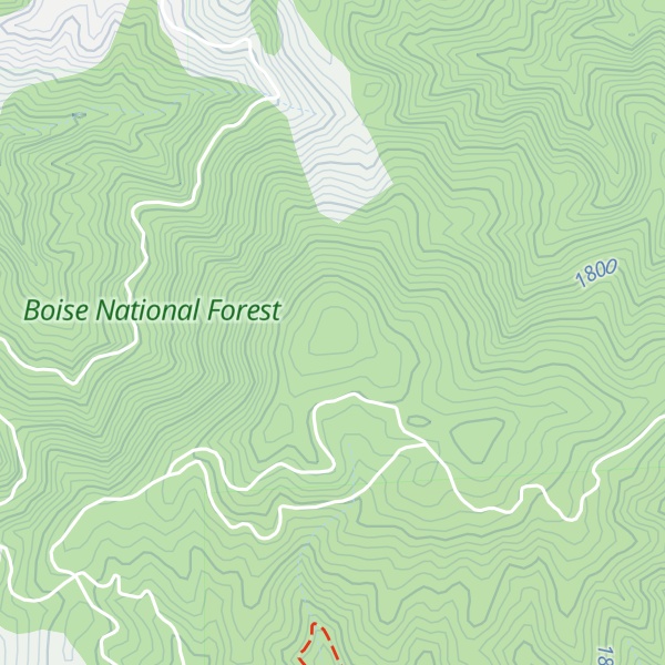 Map of Boise Peak