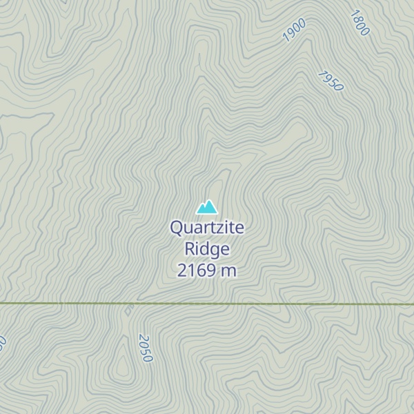 Map of Quartzite Ridge
