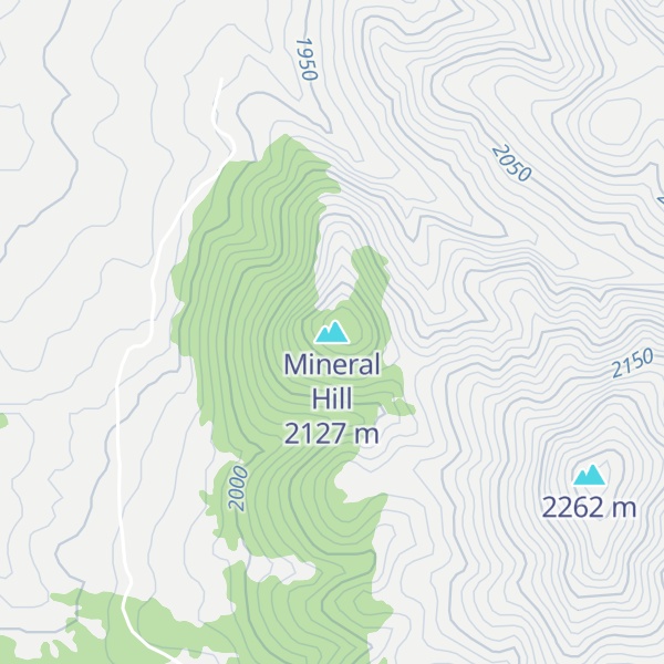 Map of Mineral Hill
